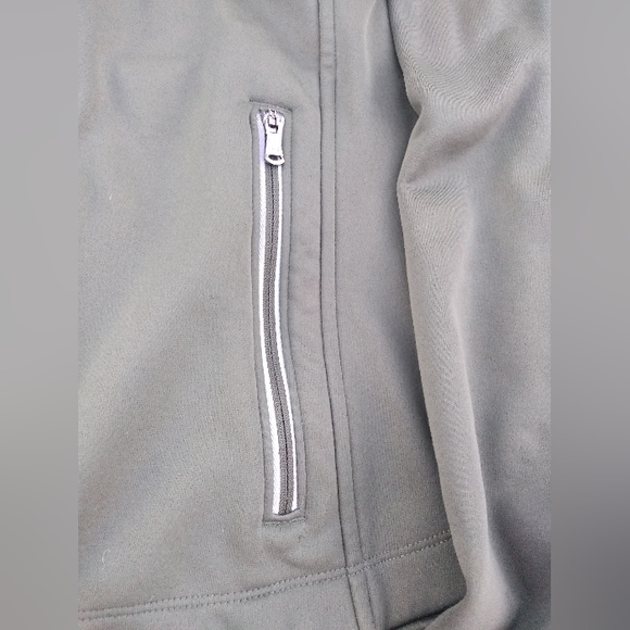 Under Armour Greenish Grey Hooded Jacket, Storm1, Medium - Picture 10 of 13